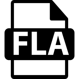 format de fichier fla Icône