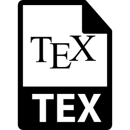 format pliku tex ikona