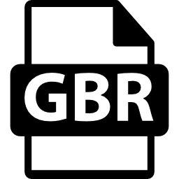 format de fichier gbr Icône