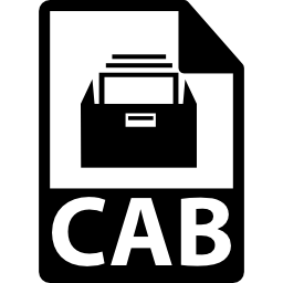 formato de arquivo cab Ícone