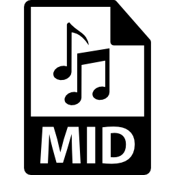 mid 파일 형식 icon