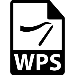 WPS file format icon