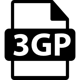 formato de archivo 3gp icono
