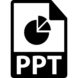 format de fichier ppt Icône