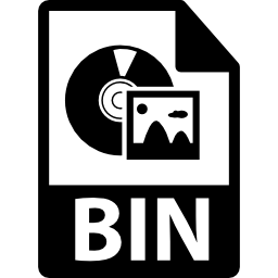 formato de arquivo bin Ícone