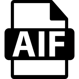 símbolo de archivo aif icono