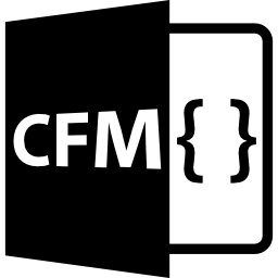 右括弧と左括弧を含む cfm ファイル形式拡張子 icon