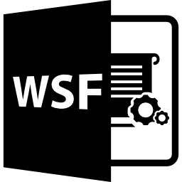 formato di file aperto wsf icona
