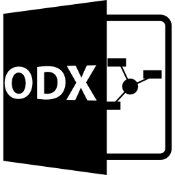 formato de archivo abierto odx icono