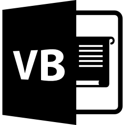 vb open bestandssymbool icoon