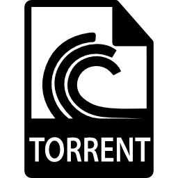 formato de archivo torrent icono