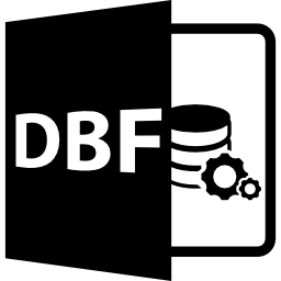 dbf open bestandsformaat icoon