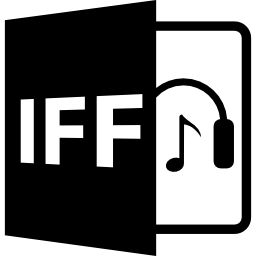 format de fichier ouvert de fichier iff Icône