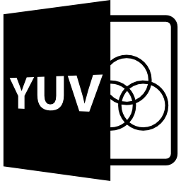 formato di file aperto yuv icona