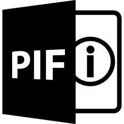 formato de archivo abierto pif icono