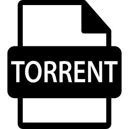 formato de archivo de símbolo torrent icono