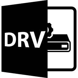 simbolo del formato file drv icona