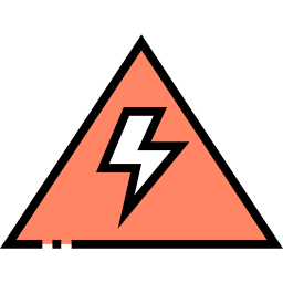hoog voltage icoon
