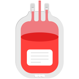 bolsa de sangre icono