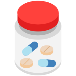 Pills bottle icon