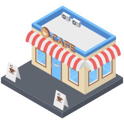 Coffee shop icon