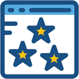 valutazione web icona