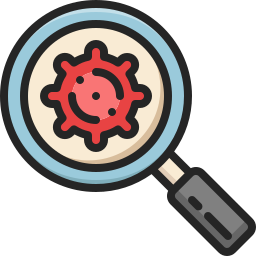 Virus search icon