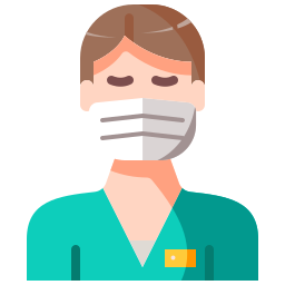 männliche krankenschwester icon