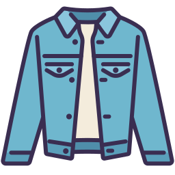 jeansowa kurtka ikona