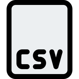 csv 파일 형식 icon