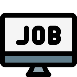 Computer worker icon