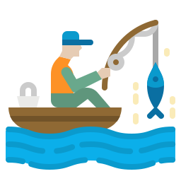 Рыбаки иконка