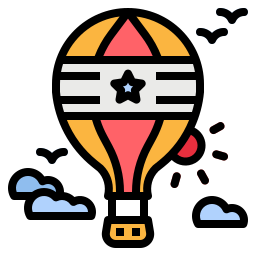 Air balloons icon