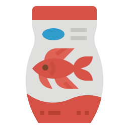 Fish food icon