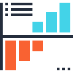 diagramme à bandes Icône