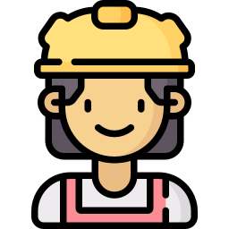 Labor woman icon