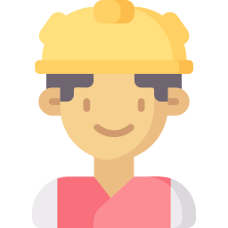 Construction worker icon