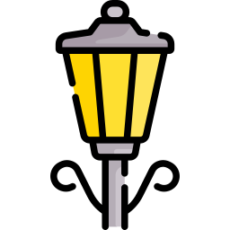 Street lamp icon