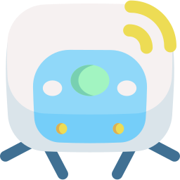 Robot vacuum cleaner icon