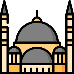 mosquée bleue Icône