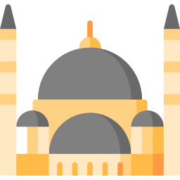 Blue mosque icon