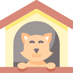 casa de mascotas icono