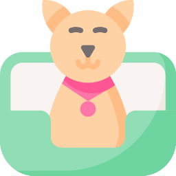 Кровать для домашних животных иконка