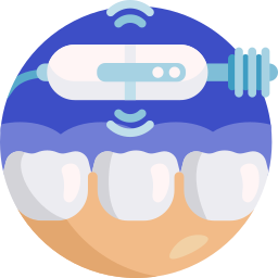 Teeth cleaning icon