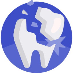 gebroken tand icoon