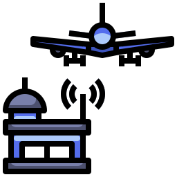 tour de l'aéroport Icône