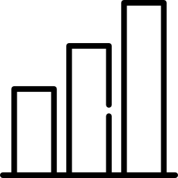 diagramme à bandes Icône