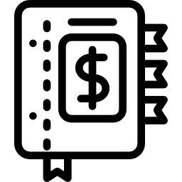 Финансовая книга иконка
