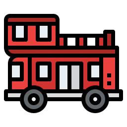 Туристический автобус иконка