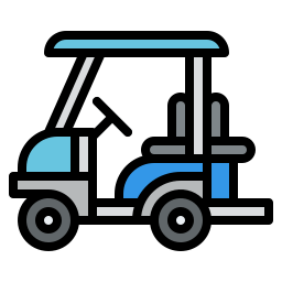 Golf cart icon